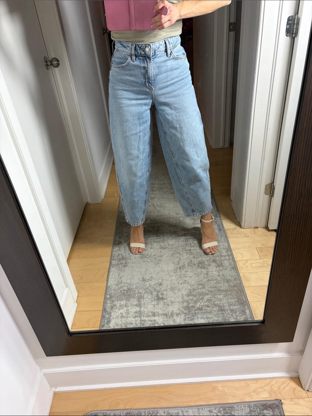 Dynamite Blair Barrel Ankle Jeans